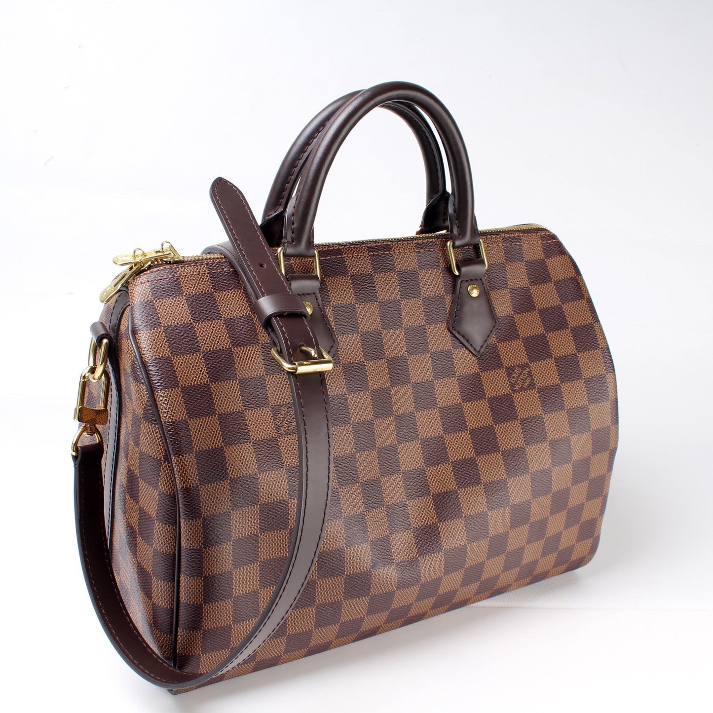 Louis Vuitton Speedy 30 Bandouliere Damier Ebene