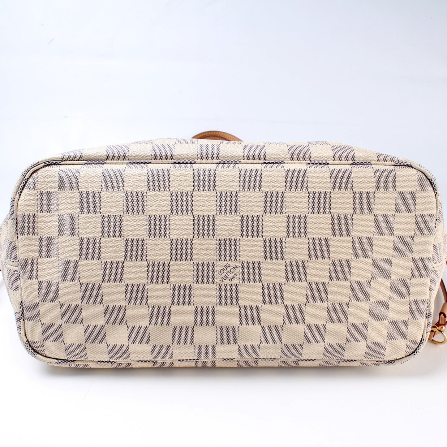 Louis Vuitton Neverfull w/Wallet MM Damier Azur