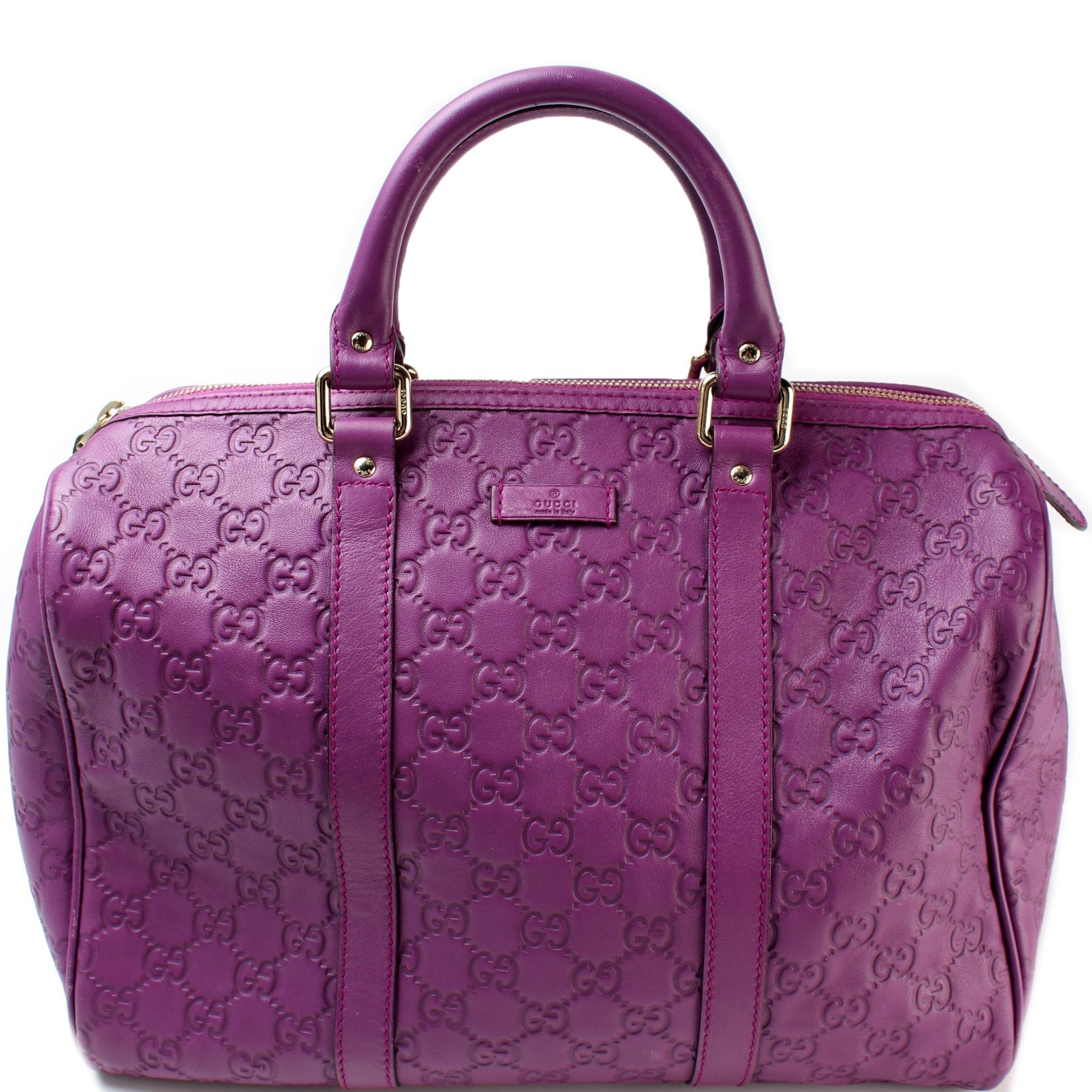 Gucci Monogram Leather Handbag