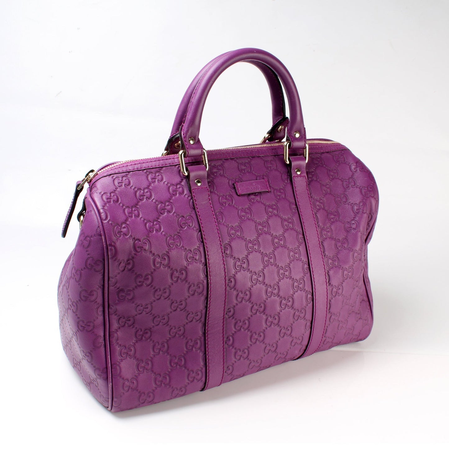 Gucci Monogram Leather Handbag