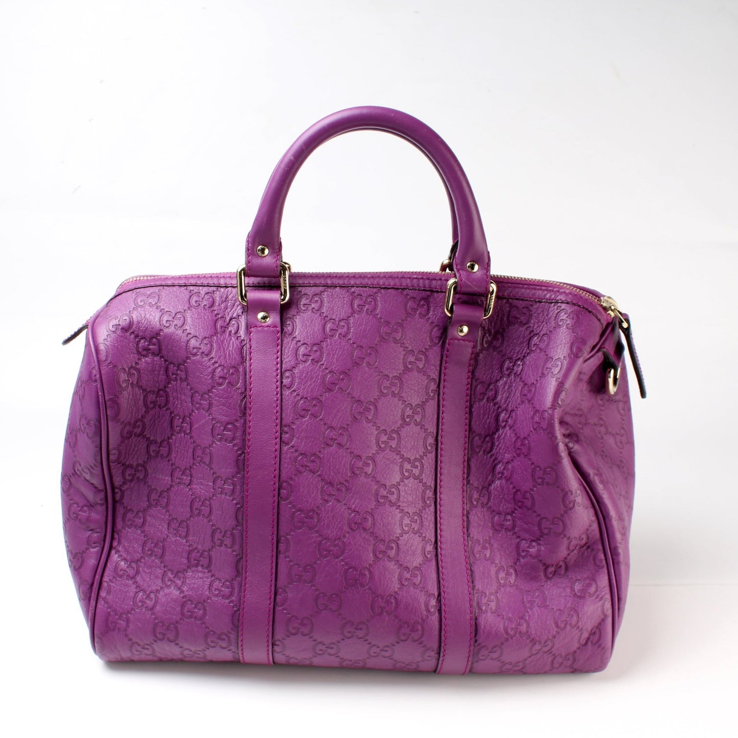Gucci Monogram Leather Handbag