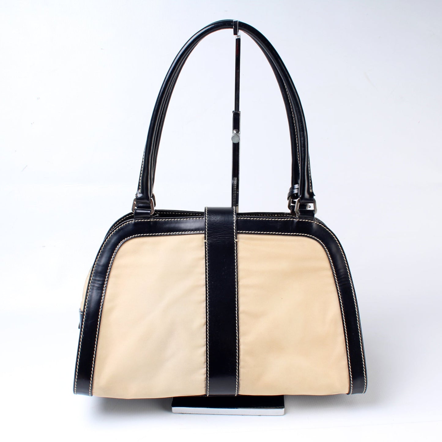 Prada Nylon Top Handle Shoulder Bag