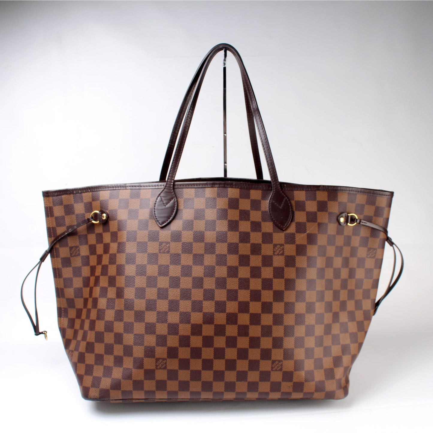 Louis Vuitton Neverfull W/ Wallet GM Damier Ebene