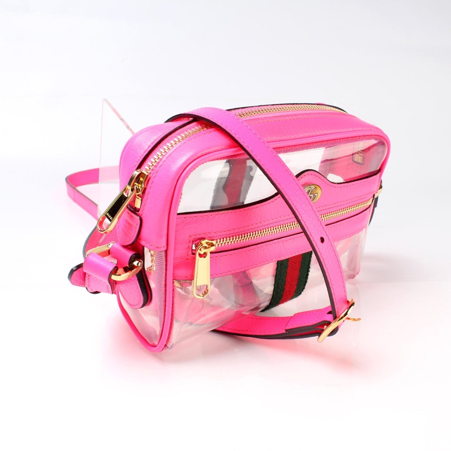 Gucci 517350 GG Transparent Mini Ophidia Bag