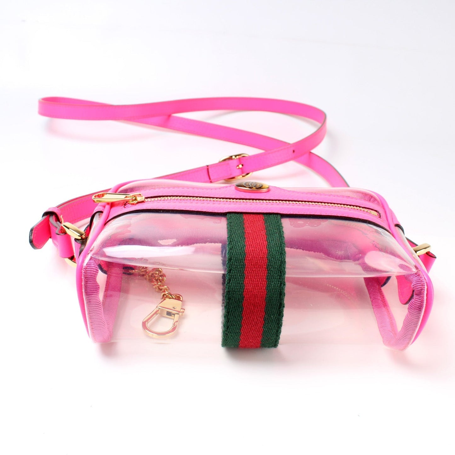 Gucci 517350 GG Transparent Mini Ophidia Bag