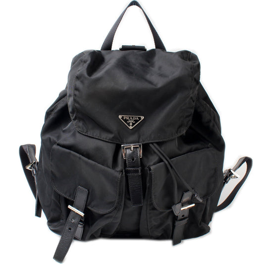 Prada Vintage Nylon Backpack Large Bag