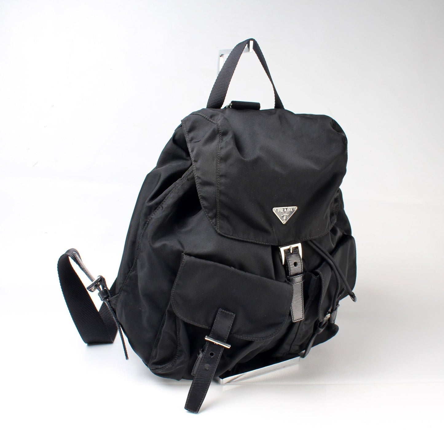 Prada Vintage Nylon Backpack Large Bag