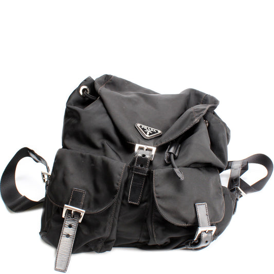 Prada Vintage Nylon Backpack Large Bag