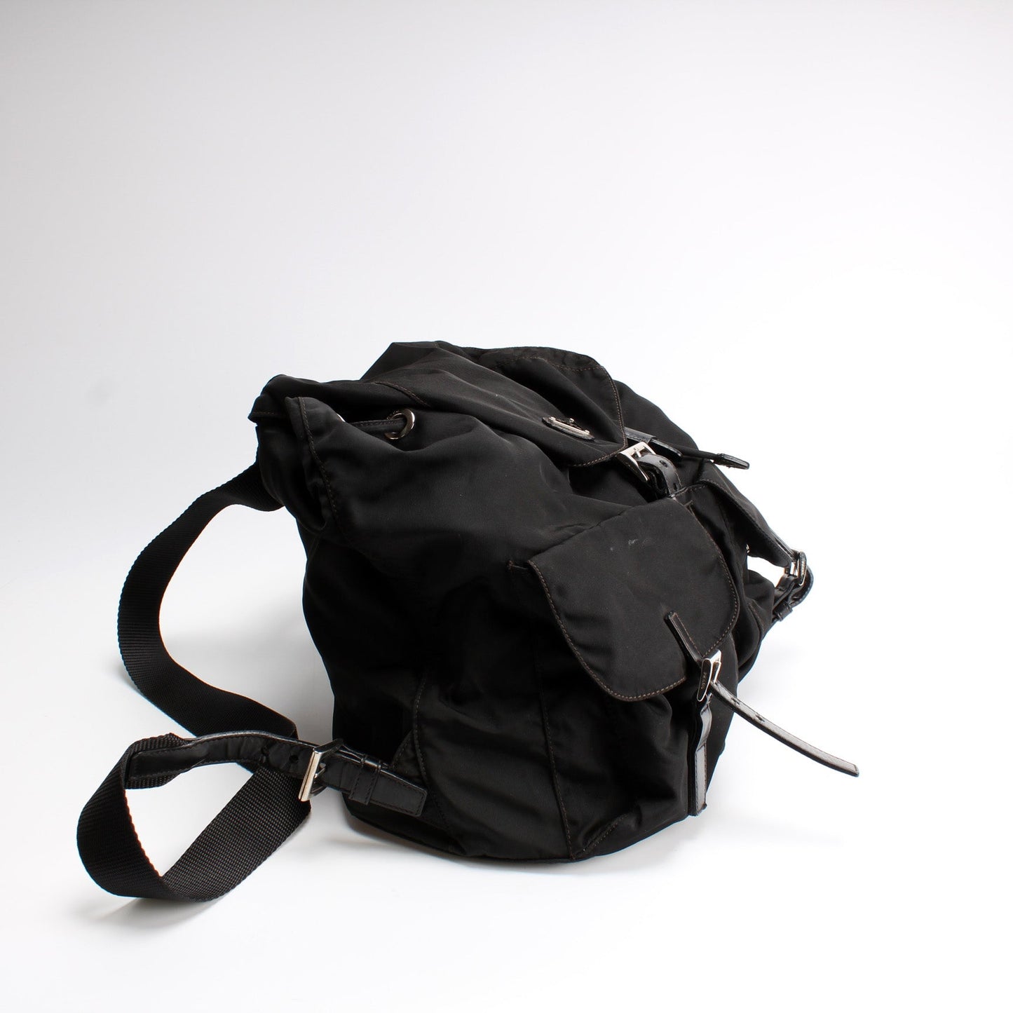 Prada Vintage Nylon Backpack Large Bag