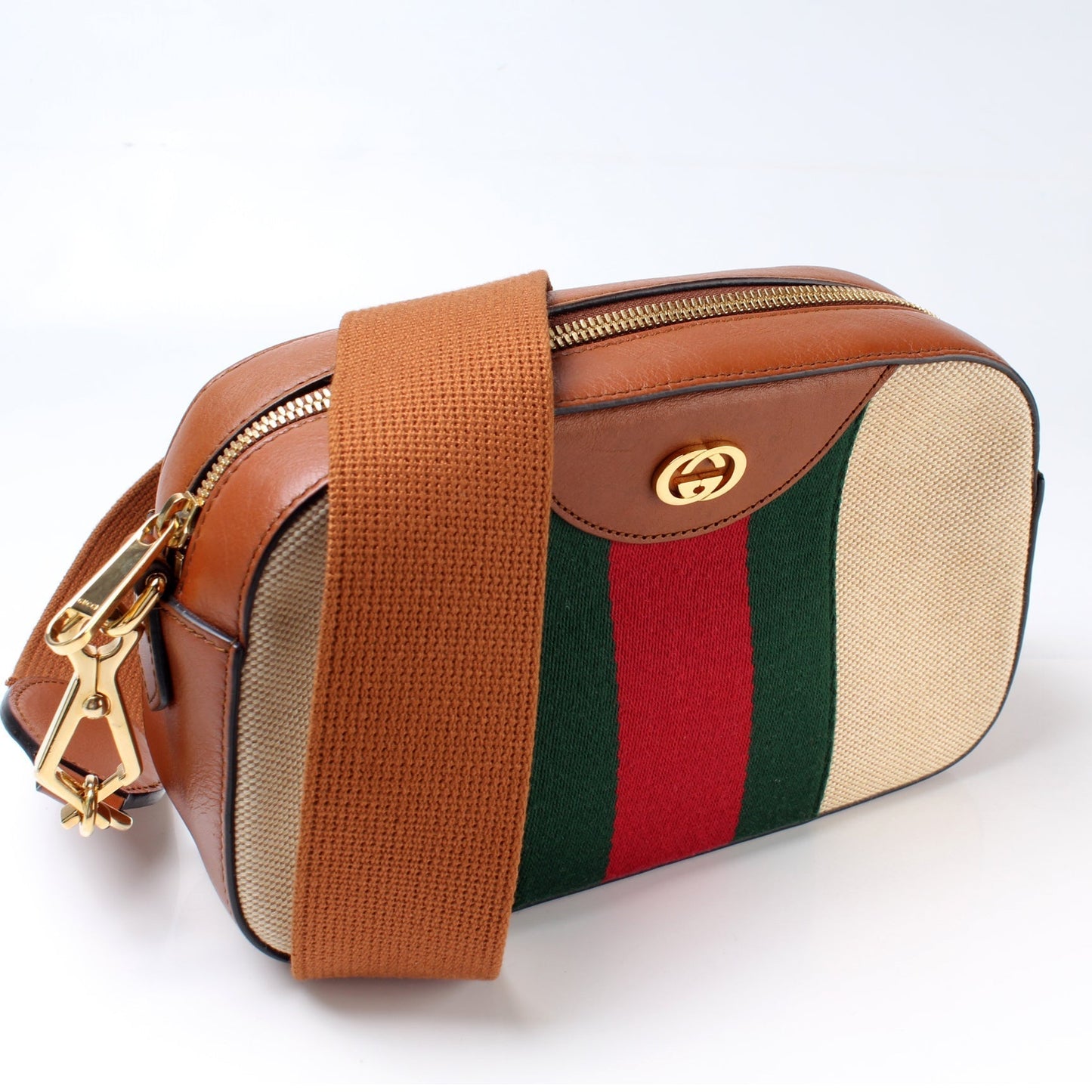 Gucci 575073 Vintage Web Camera Bag