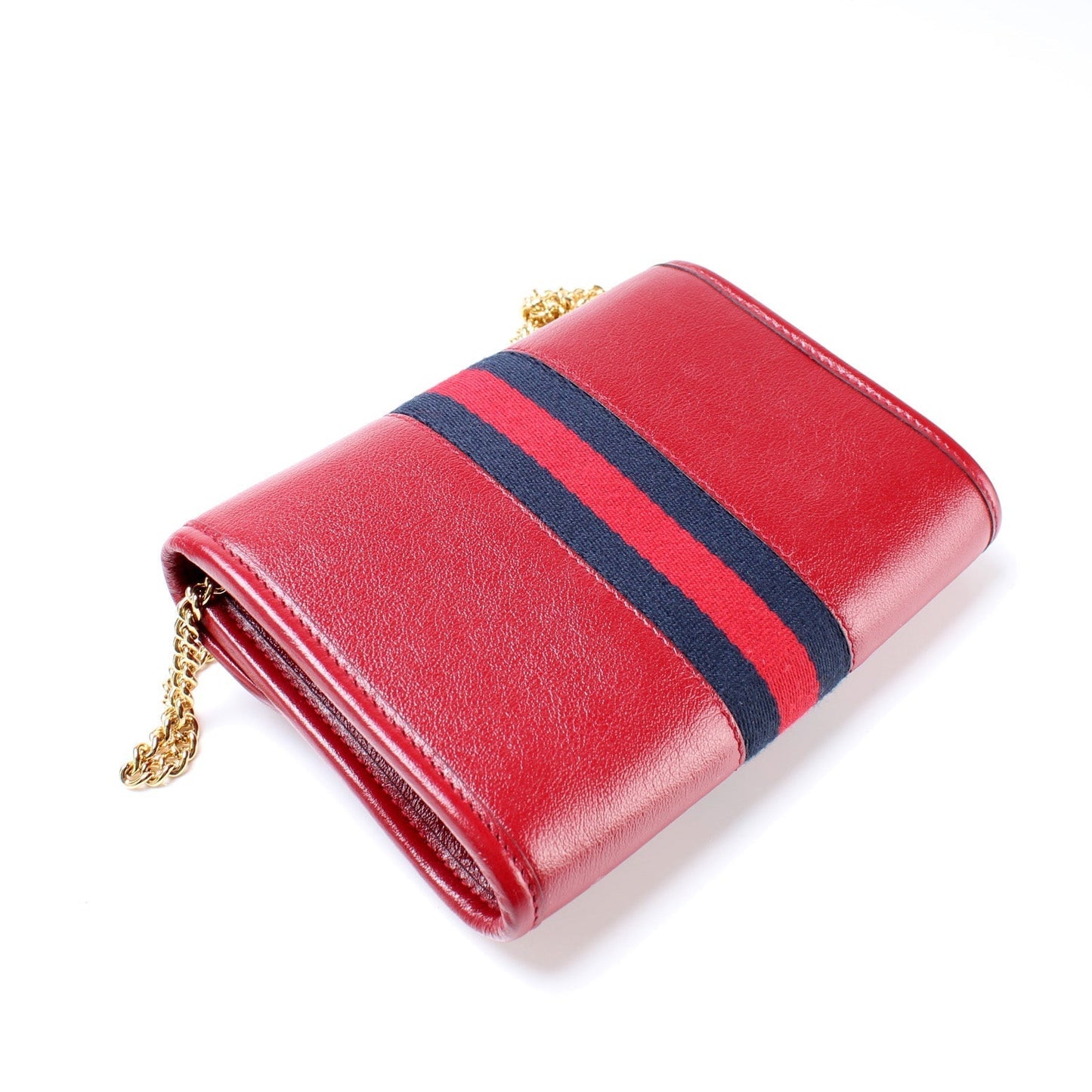 Gucci 573797 Rajah Web Mini Leather Bag