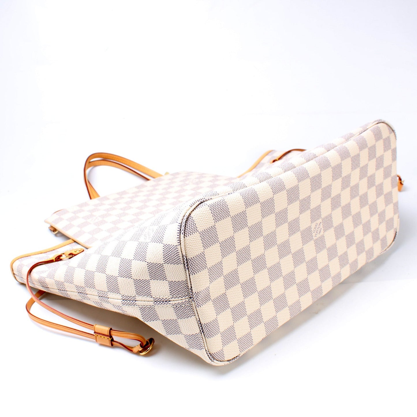 Louis Vuitton Neverfull MM W/ Wallet Damier Azur