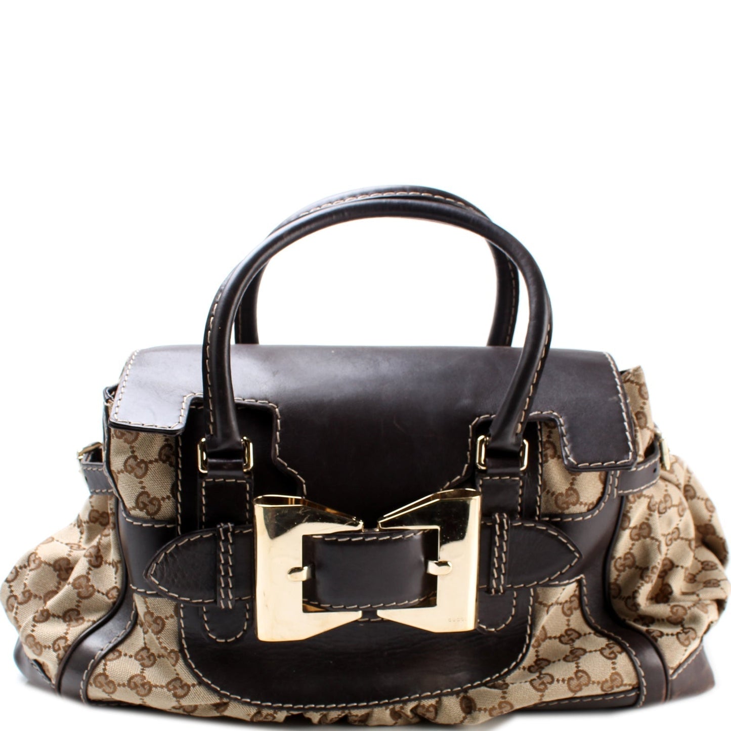 Gucci 189883 Dialux Queen GG Canvas Bag