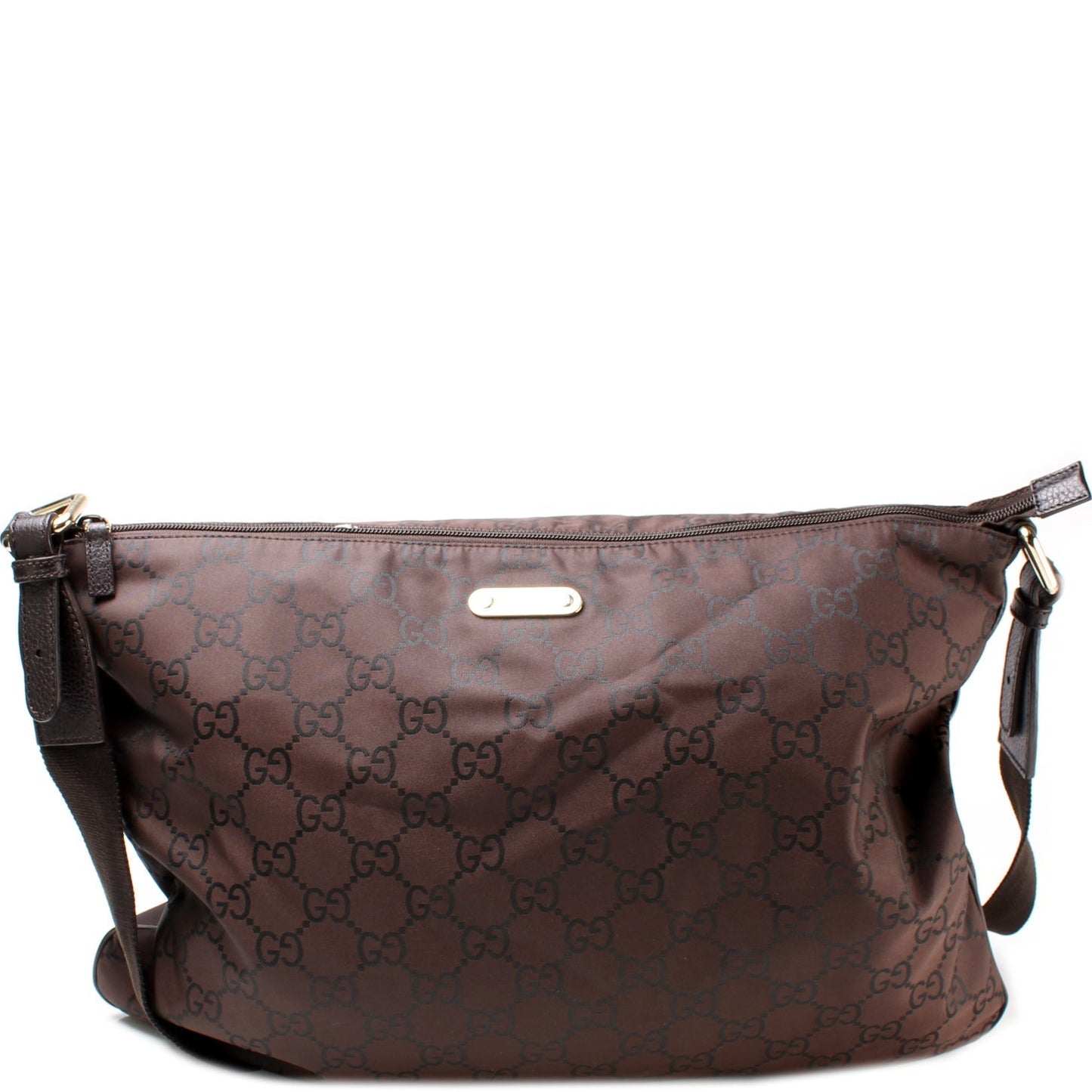 Gucci 190628 GG Nylon Messenger Bag