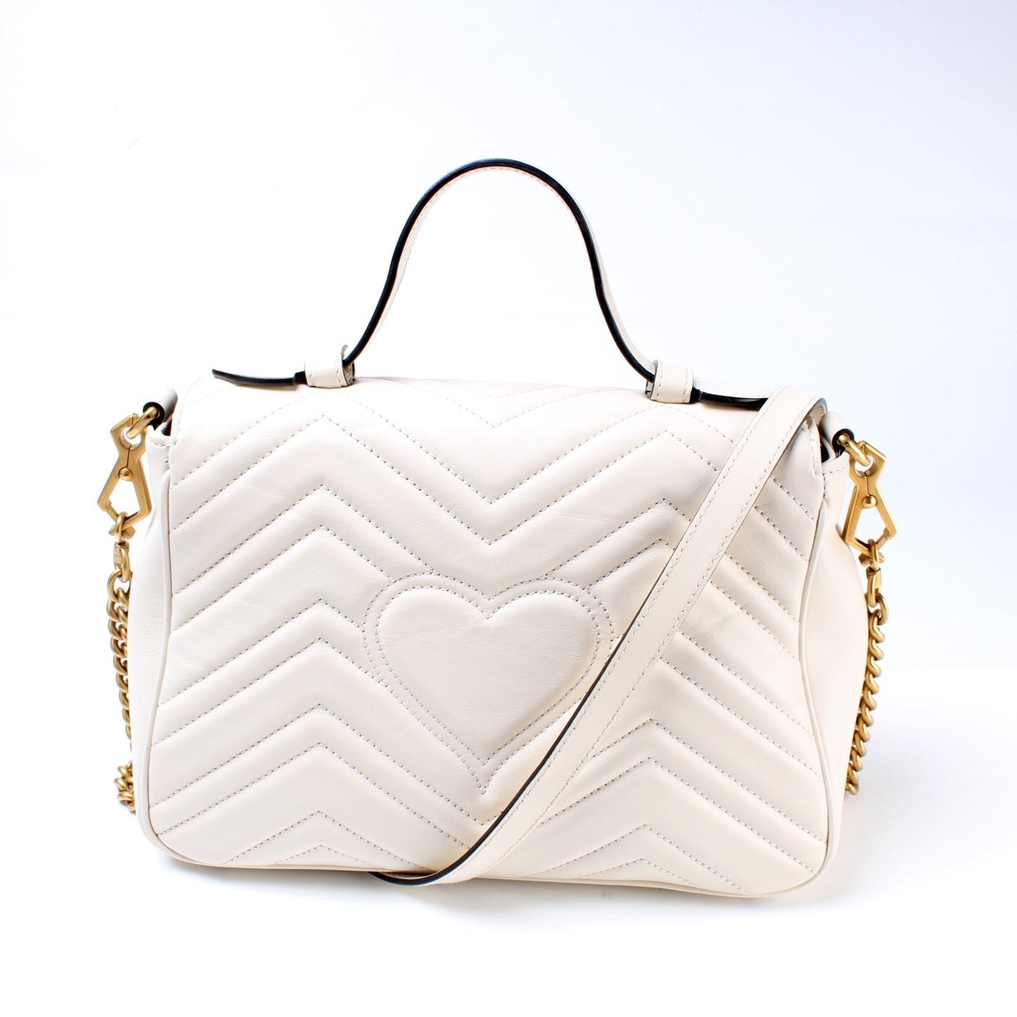 Gucci 498110 GG Marmont Small Top Handle Bag