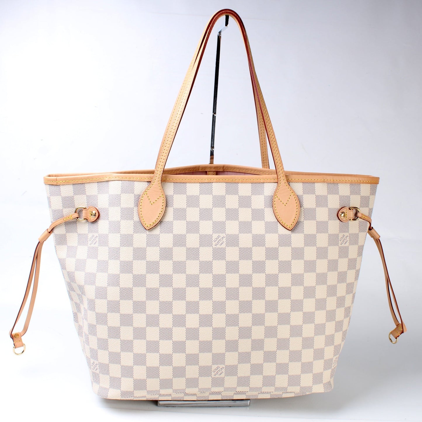 Louis Vuitton Neverfull With Wallet MM Damier Azur