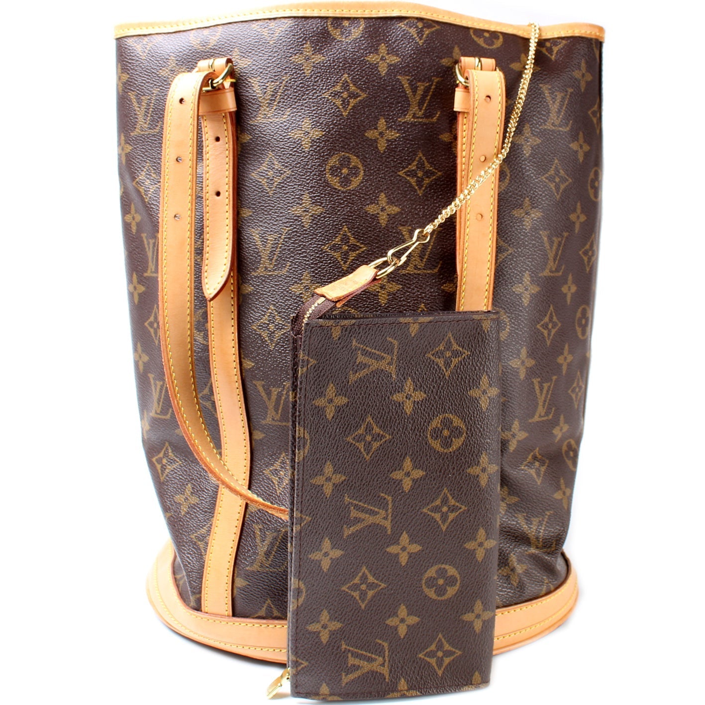 Louis Vuitton Bucket GM Monogram w/Pouch