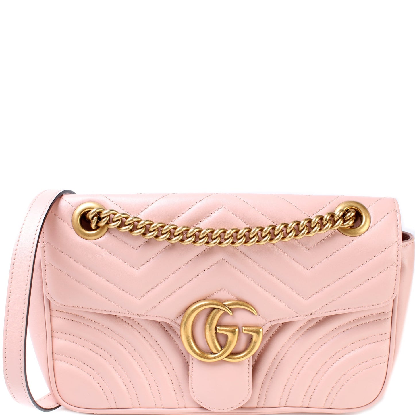 Gucci 443497 GG Marmont Shoulder Small Flap Bag