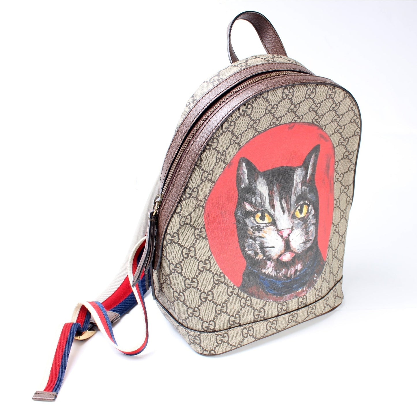 Gucci 495621 GG Supreme Bosco Backpack Bag
