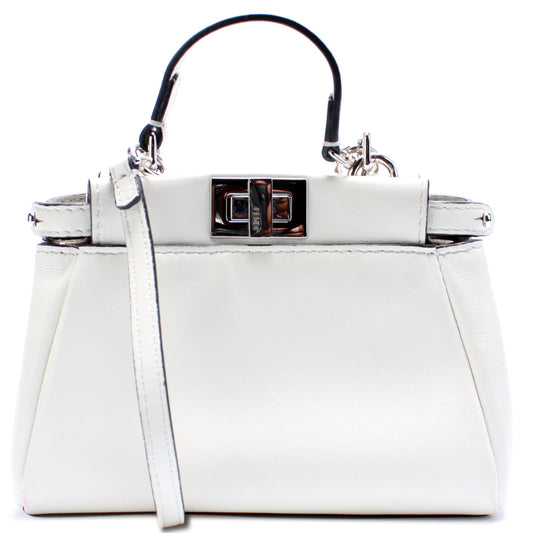 Fendi Peekaboo Micro Leather Bag