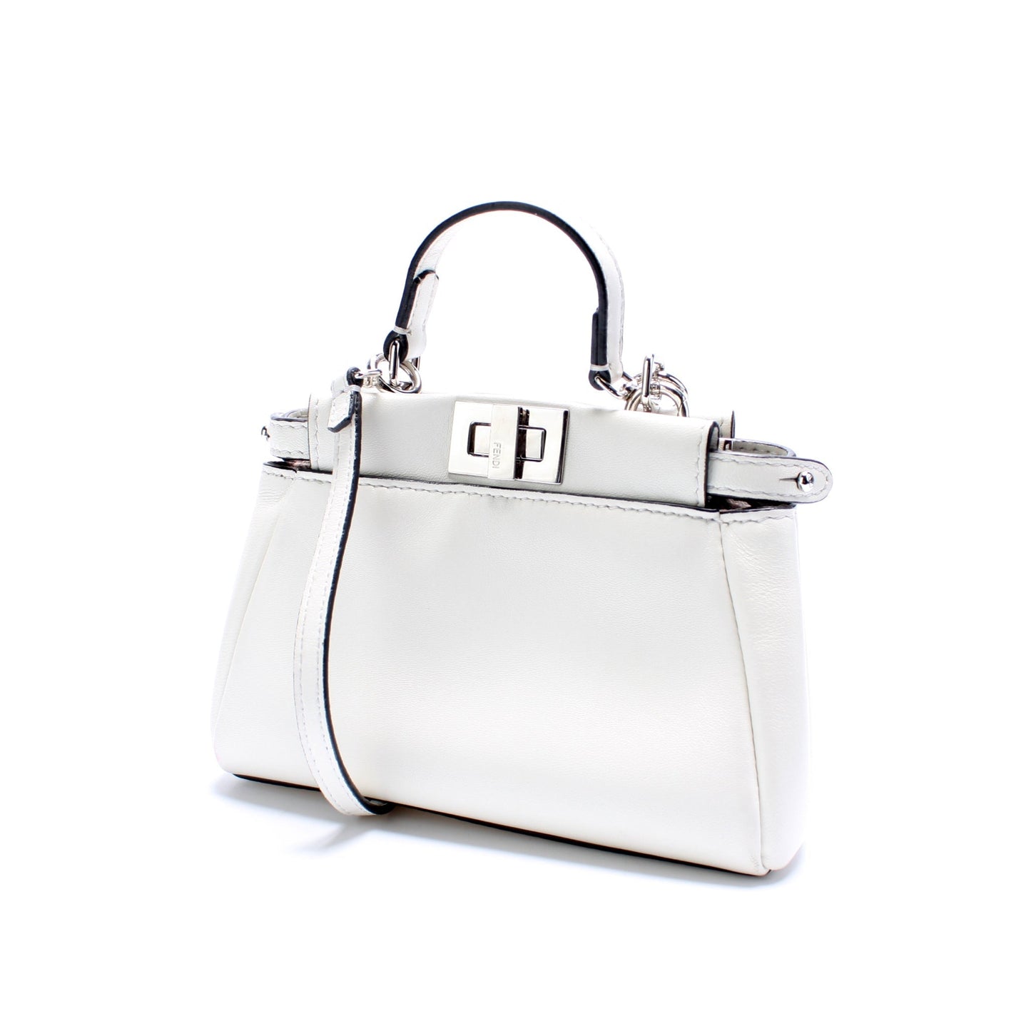 Fendi Peekaboo Micro Leather Bag