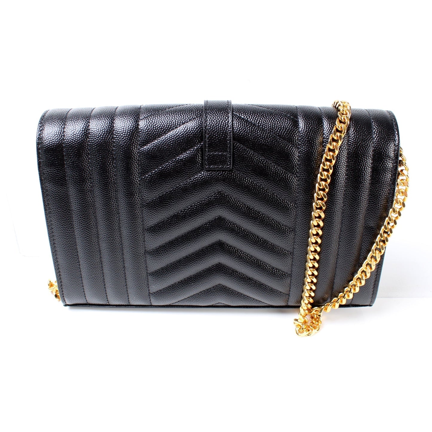 Saint Laurent Chain Wallet Mix Matelasse Bag