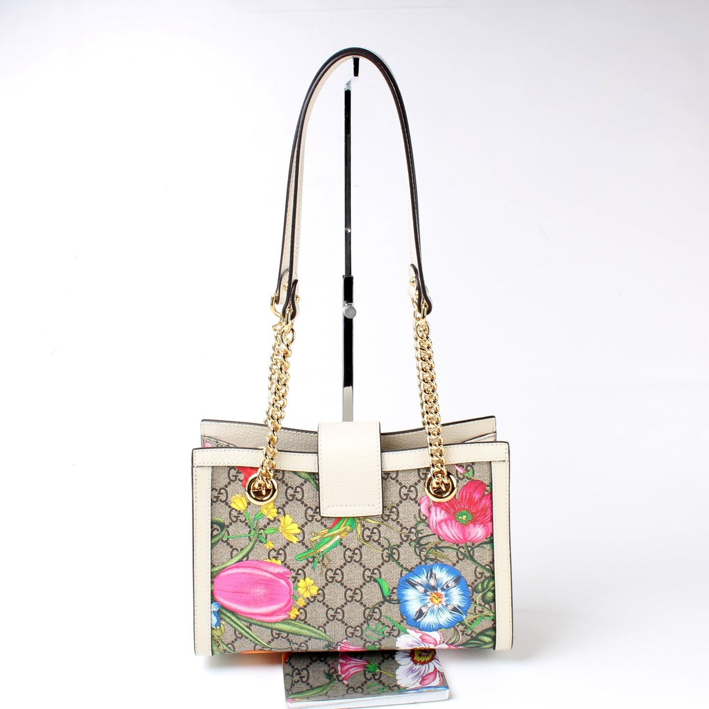 Gucci 498156 Padlock GG Flora Bag