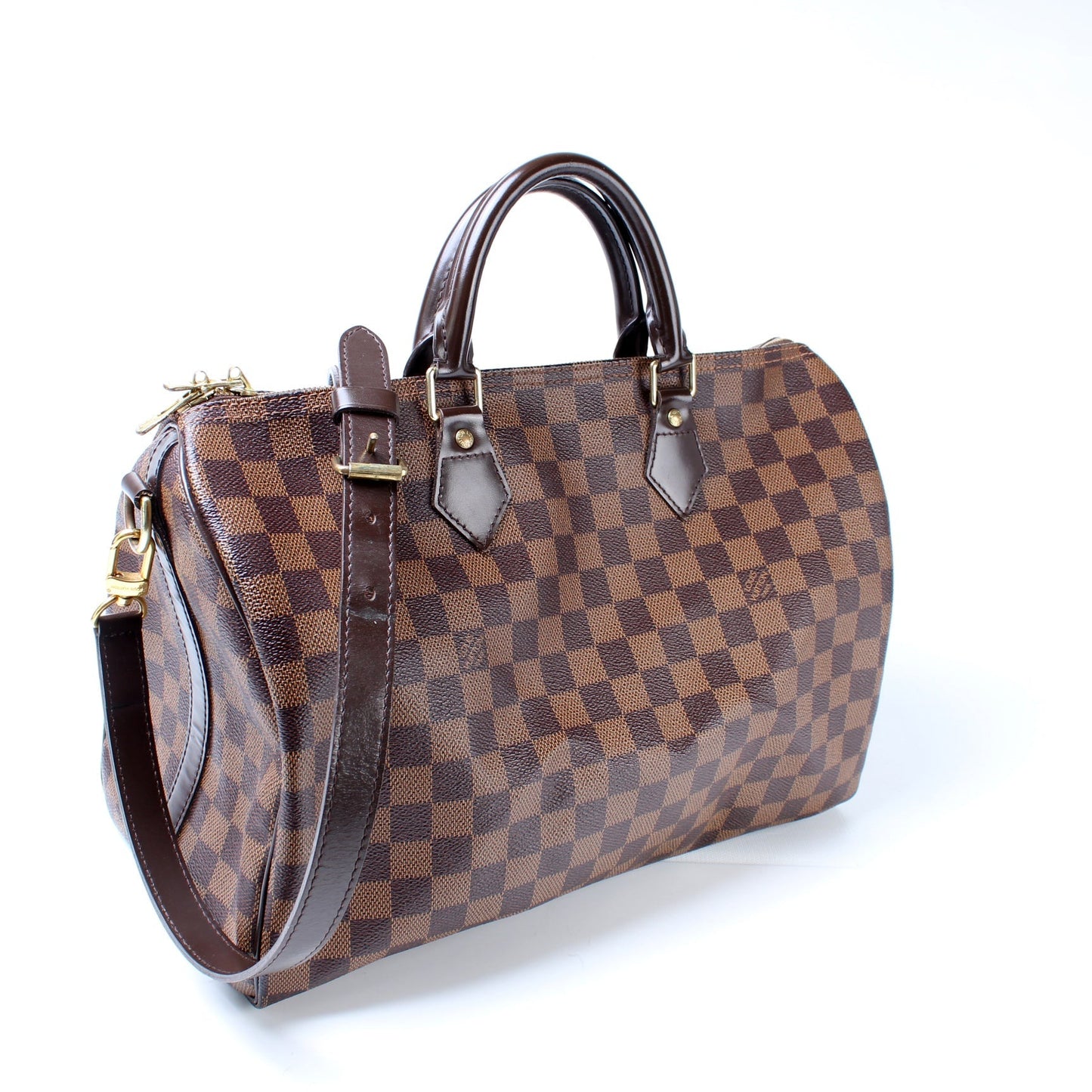 Louis Vuitton Speedy 35 Bandouliere Damier Ebene
