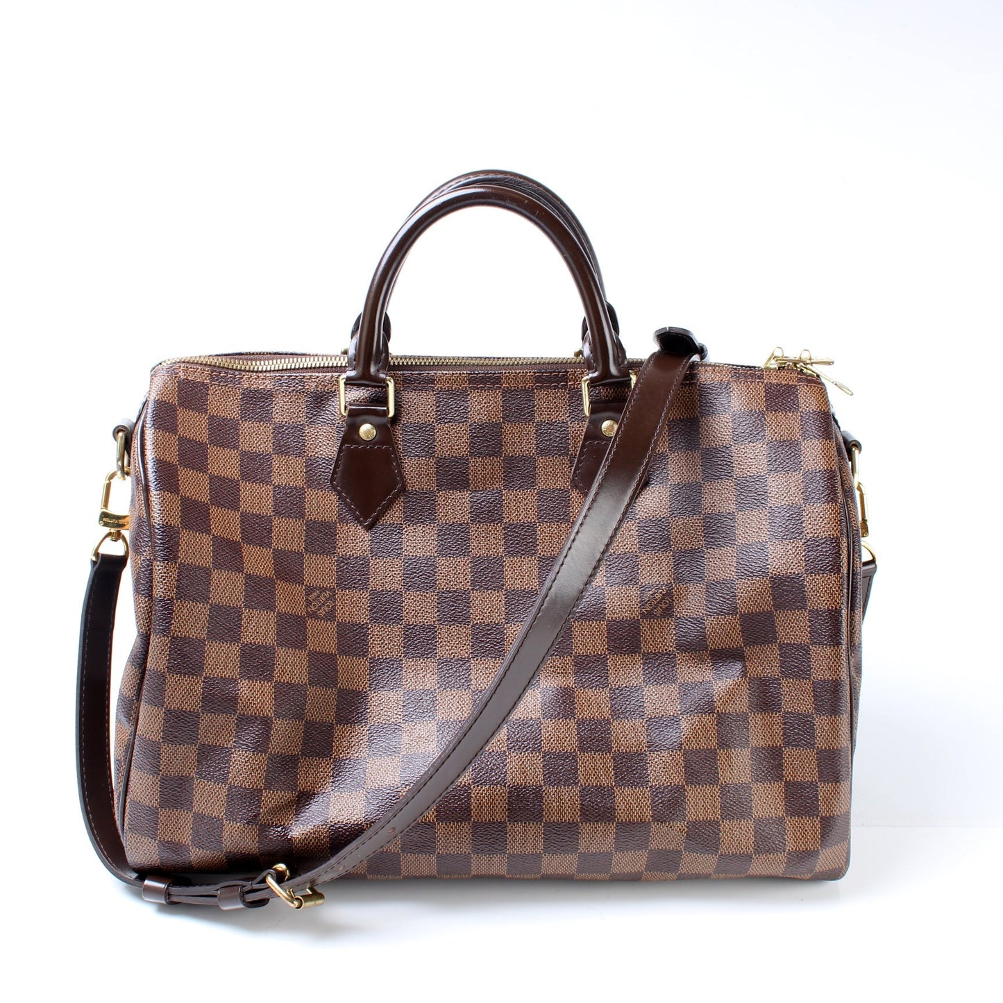 Louis Vuitton Speedy 35 Bandouliere Damier Ebene
