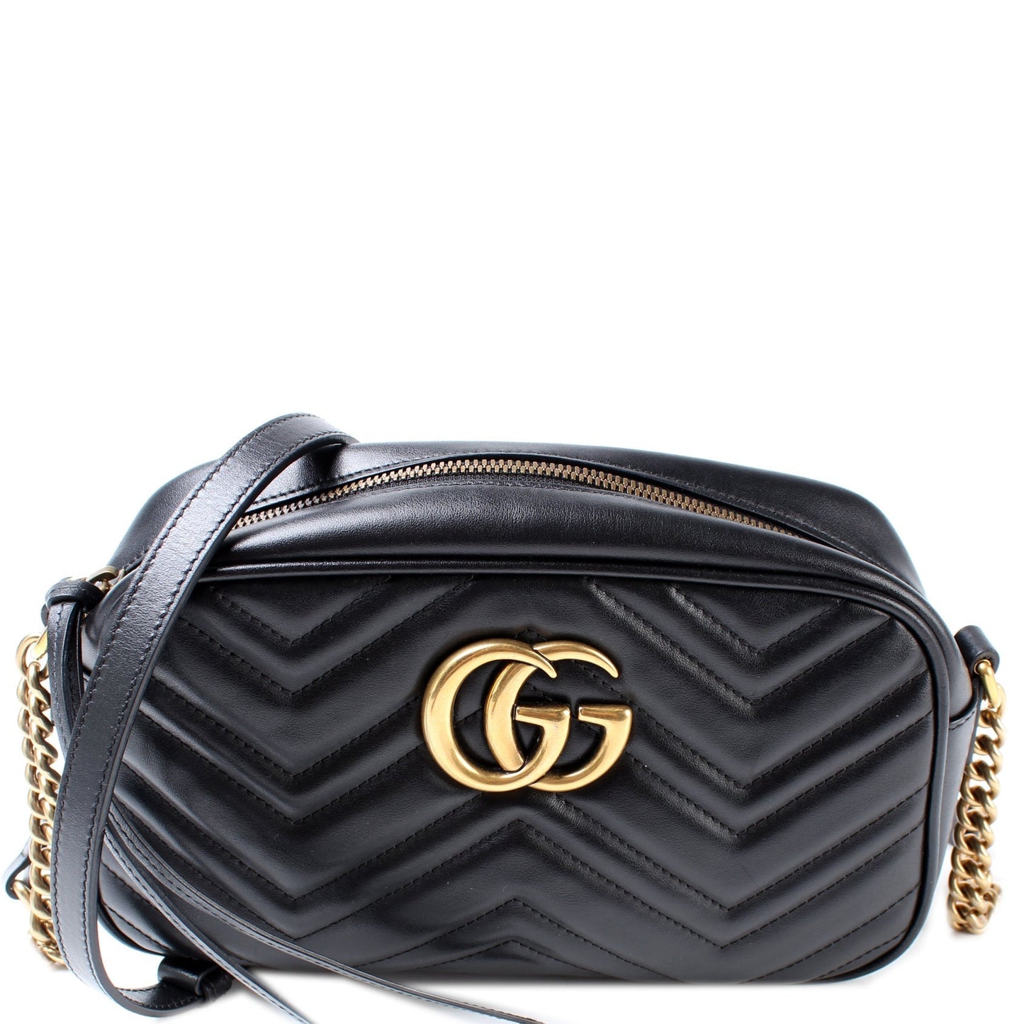 Gucci 447632 Marmont Small Leather Camera Bag