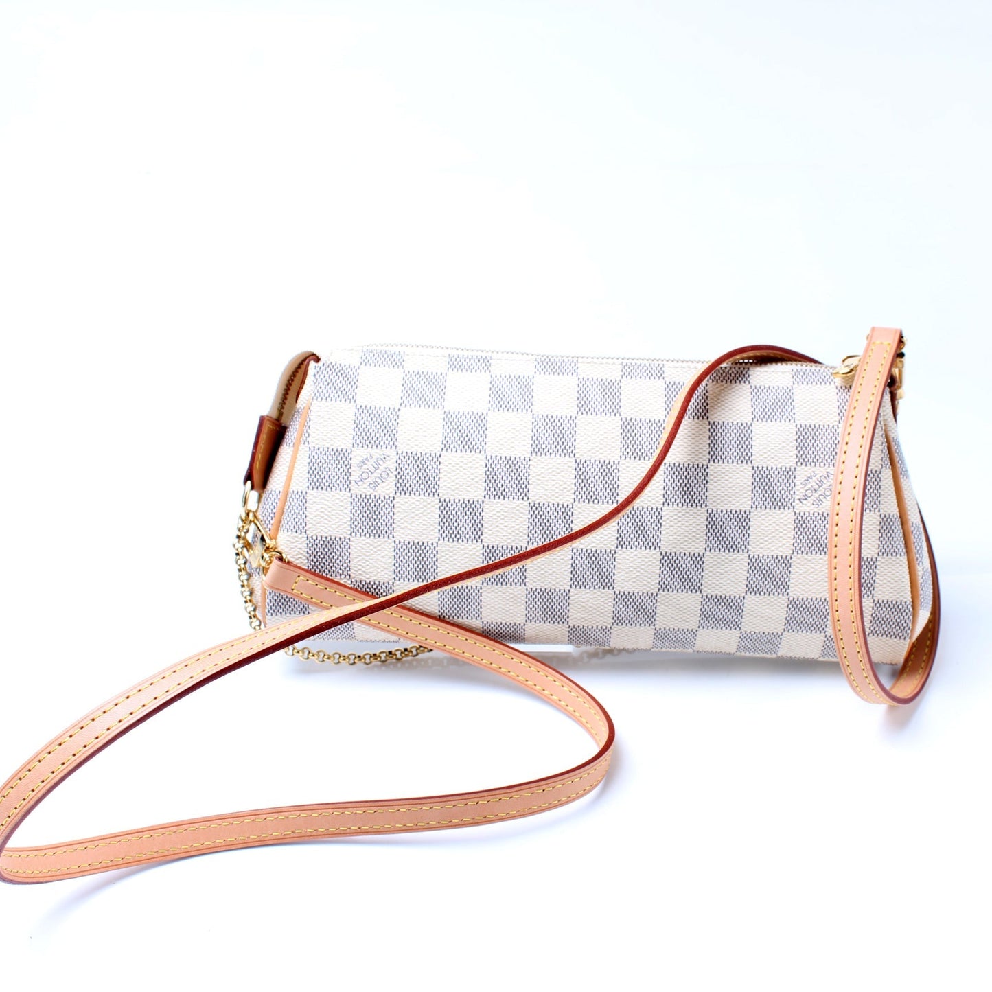 Louis Vuitton Eva Clutch Damier Azur