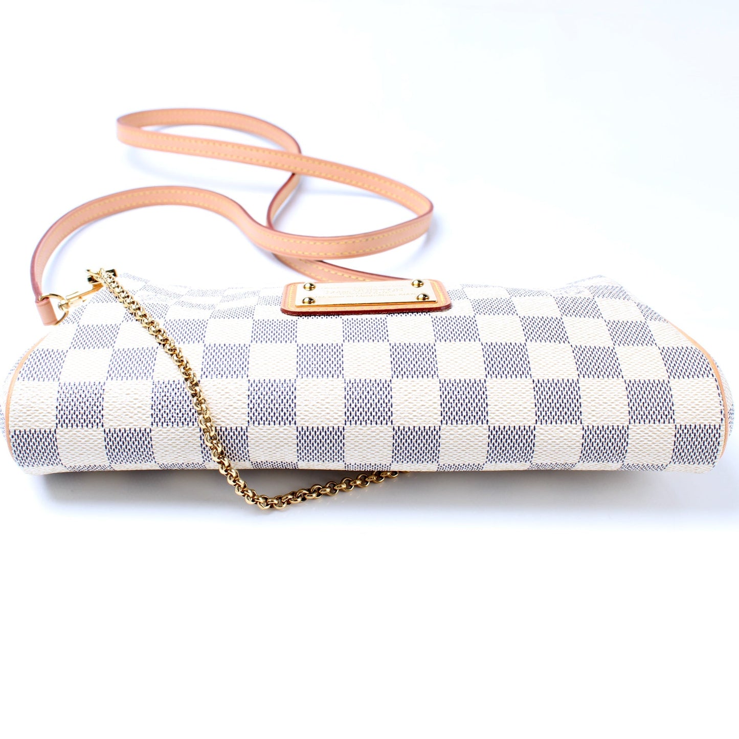 Louis Vuitton Eva Clutch Damier Azur