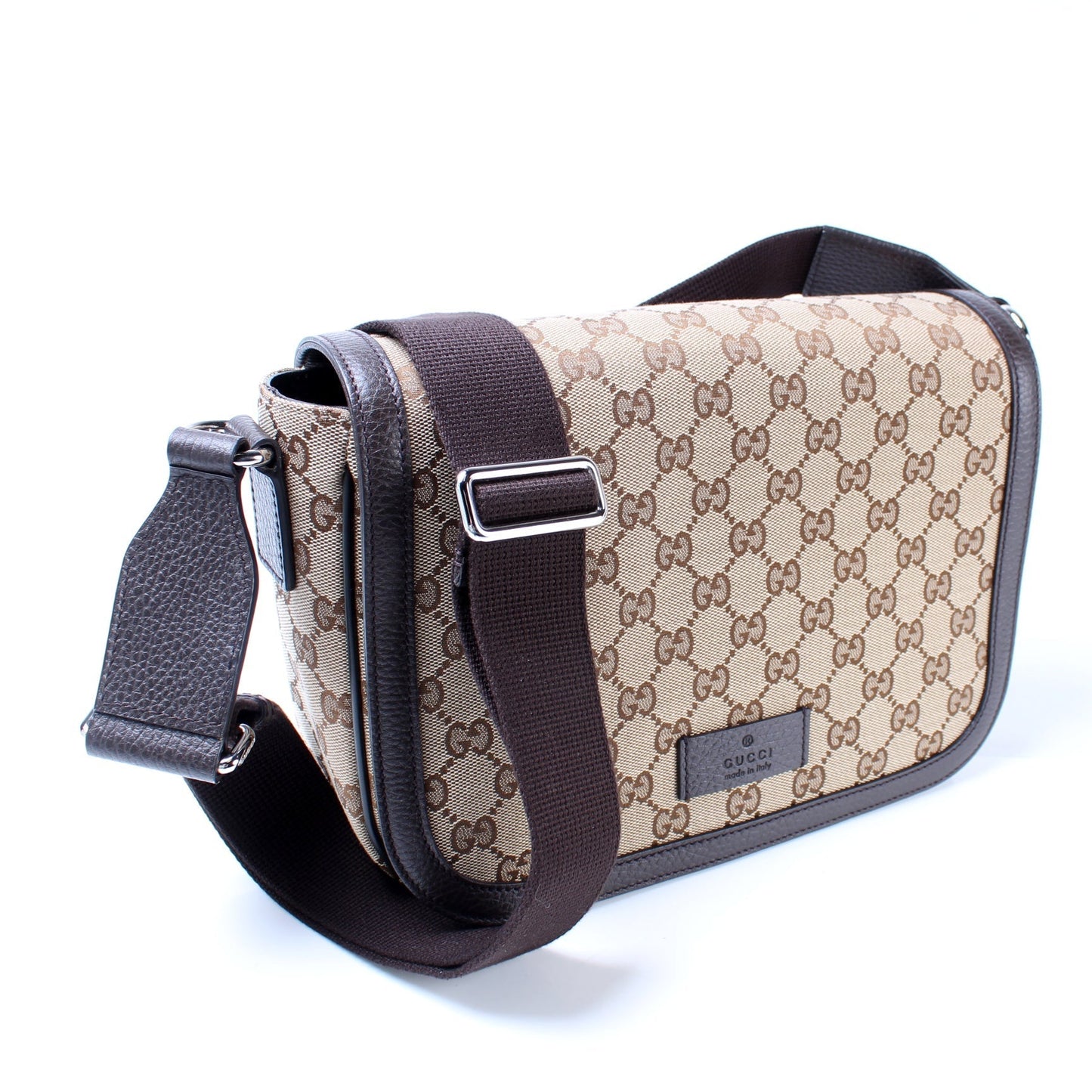 Gucci 449172 GG Canvas Messenger Bag