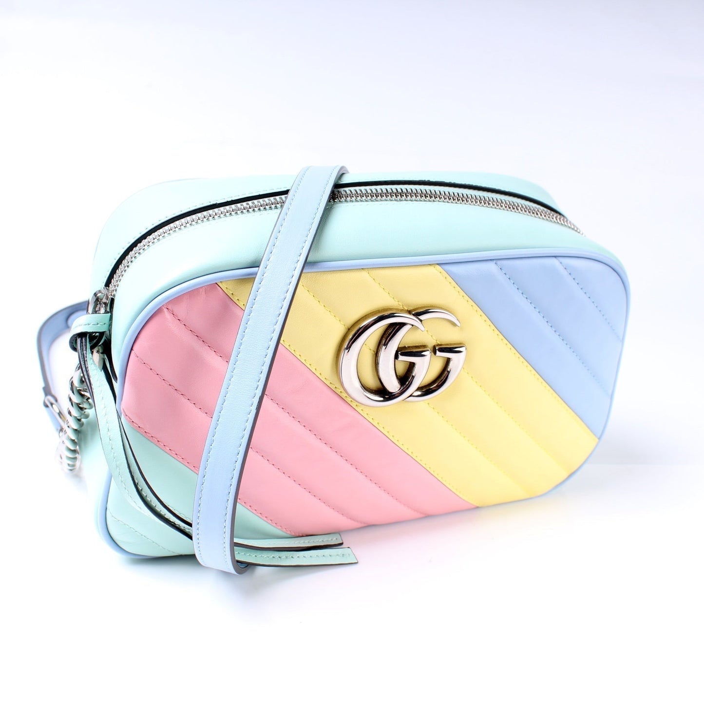 Gucci 447632 Marmont Small Leather Camera Bag