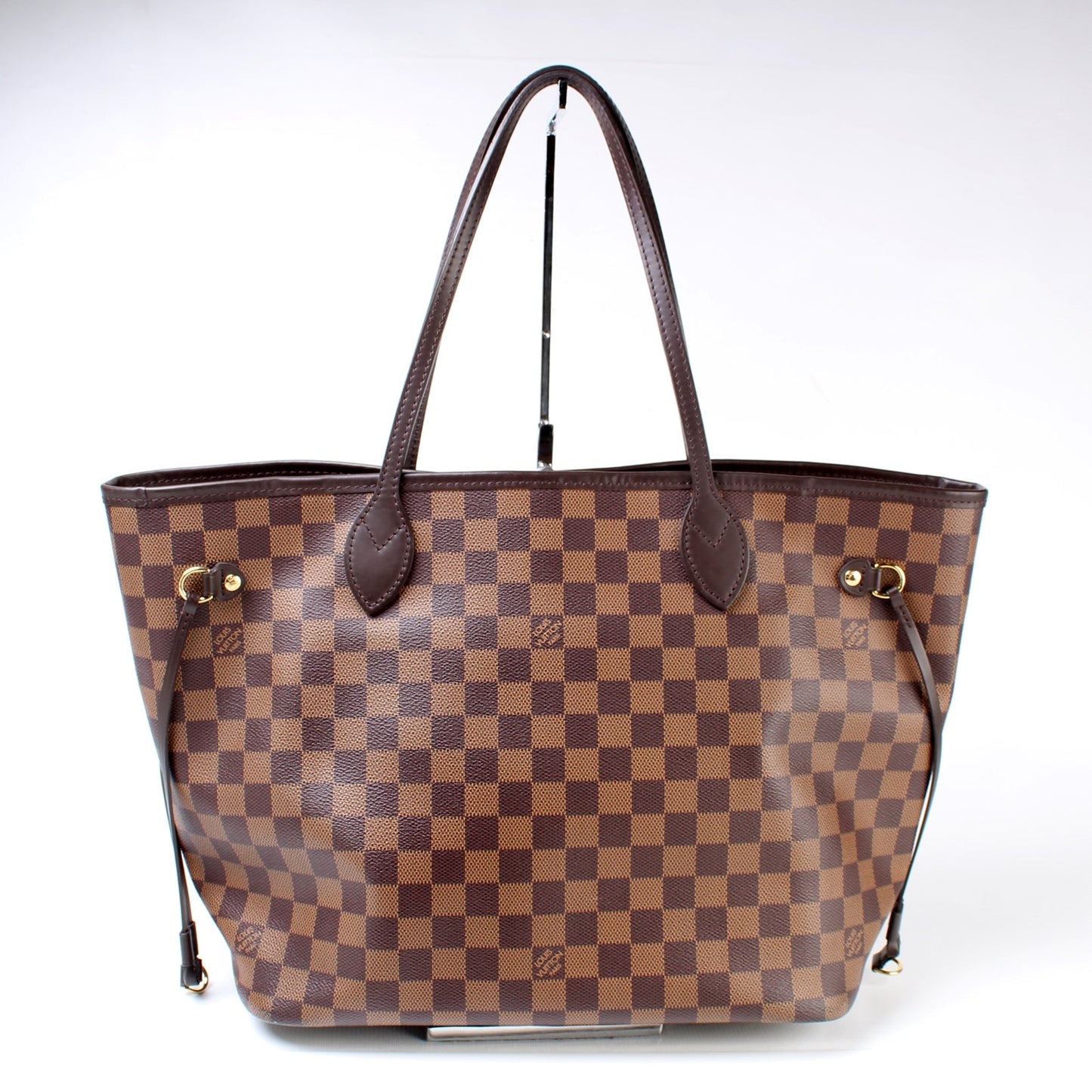 Louis Vuitton Neverfull W/Wallet MM Damier Ebene