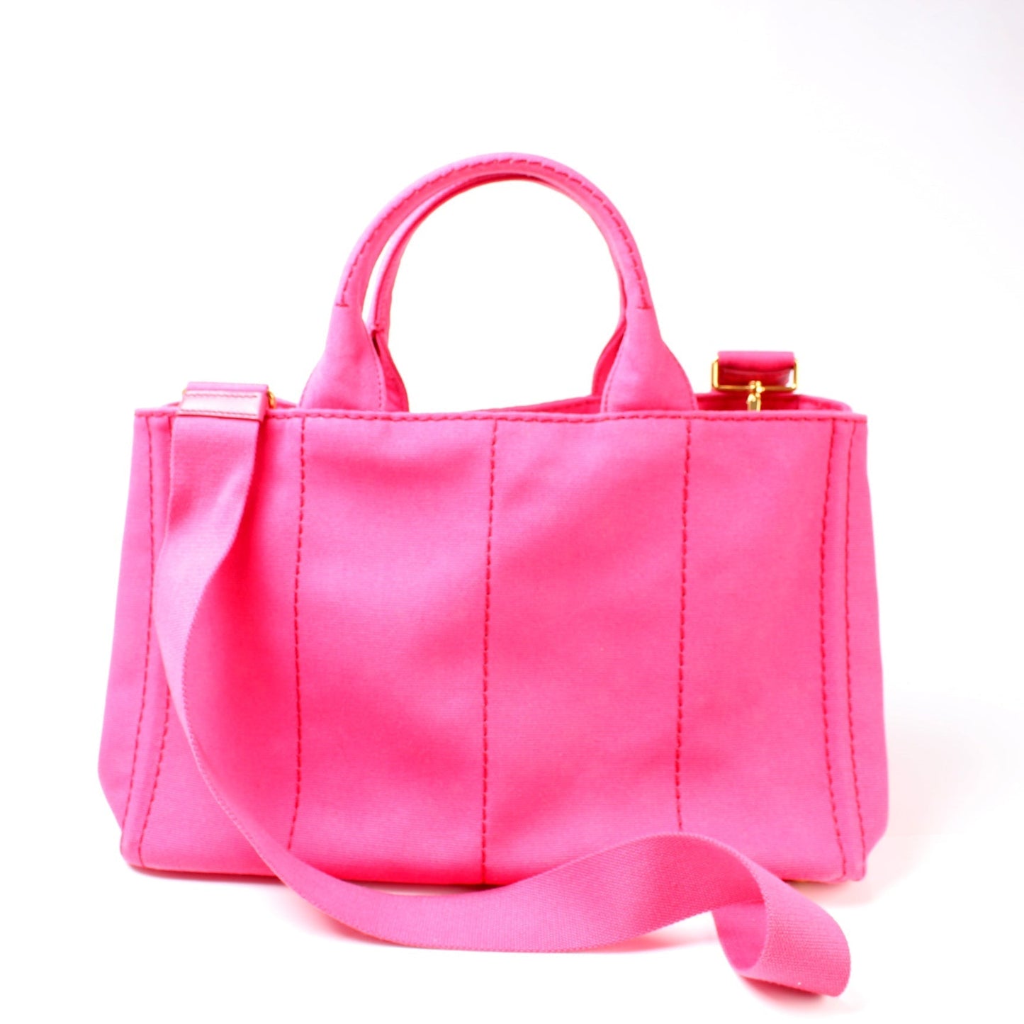 Prada Canapa Canvas Medium Tote Bag