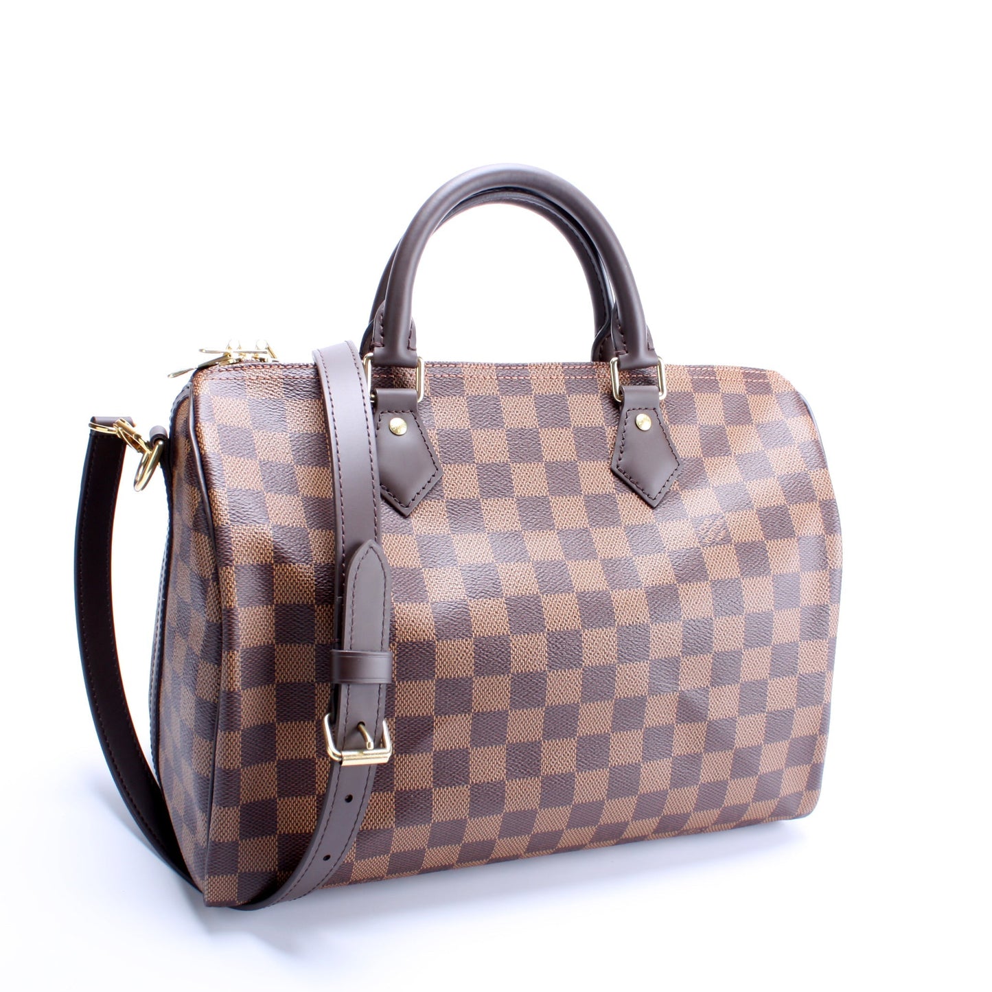 Louis Vuitton Speedy 30 Bandouliere Damier Ebene