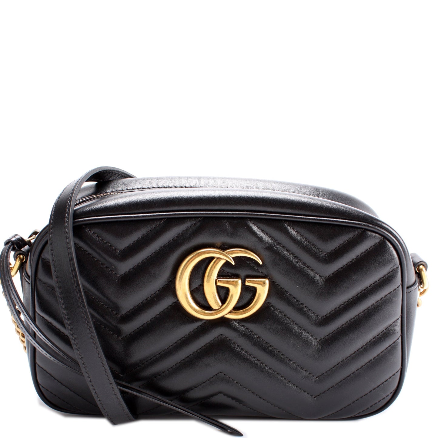 Gucci 447632 Marmont Small Leather Camera Bag