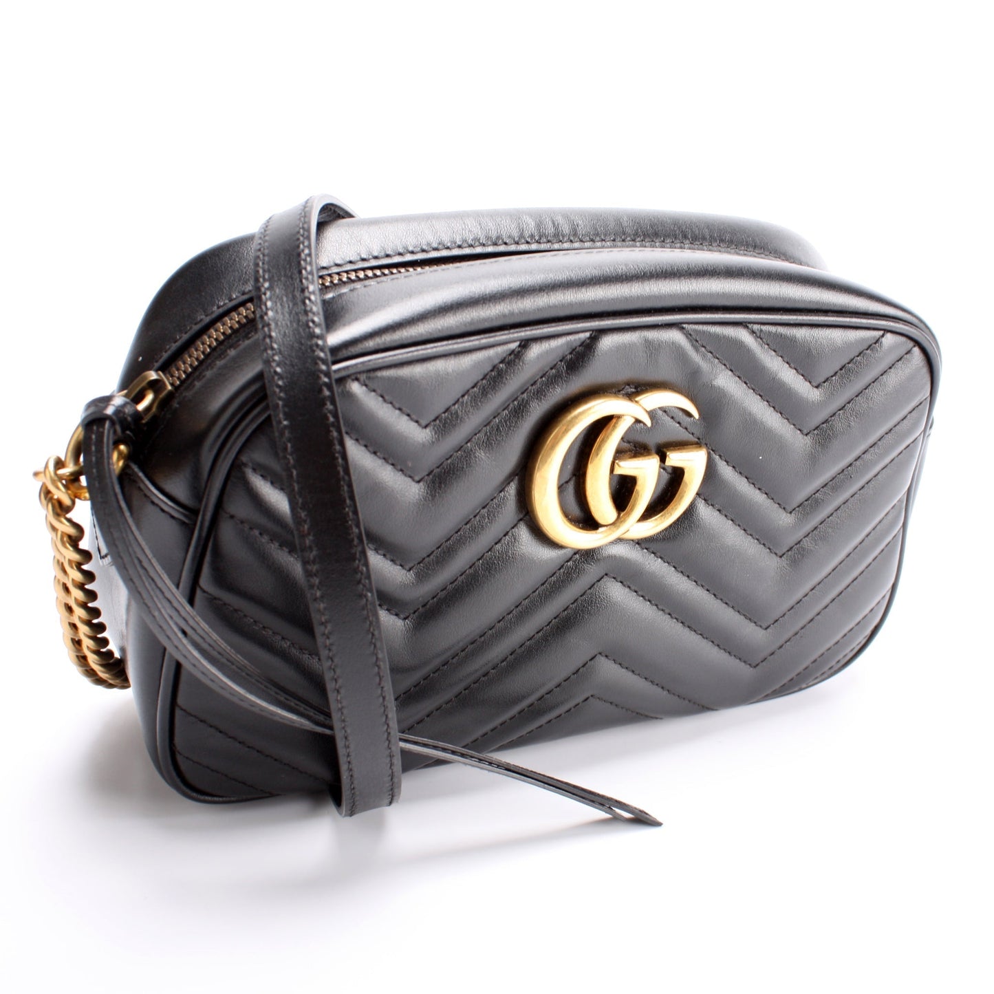 Gucci 447632 Marmont Small Leather Camera Bag