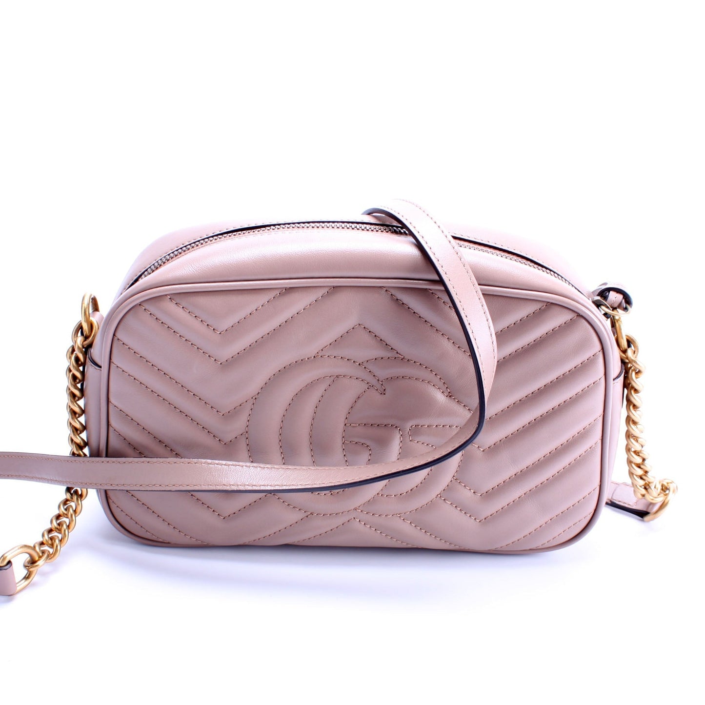 Gucci 447632 Marmont Small Leather Camera Bag