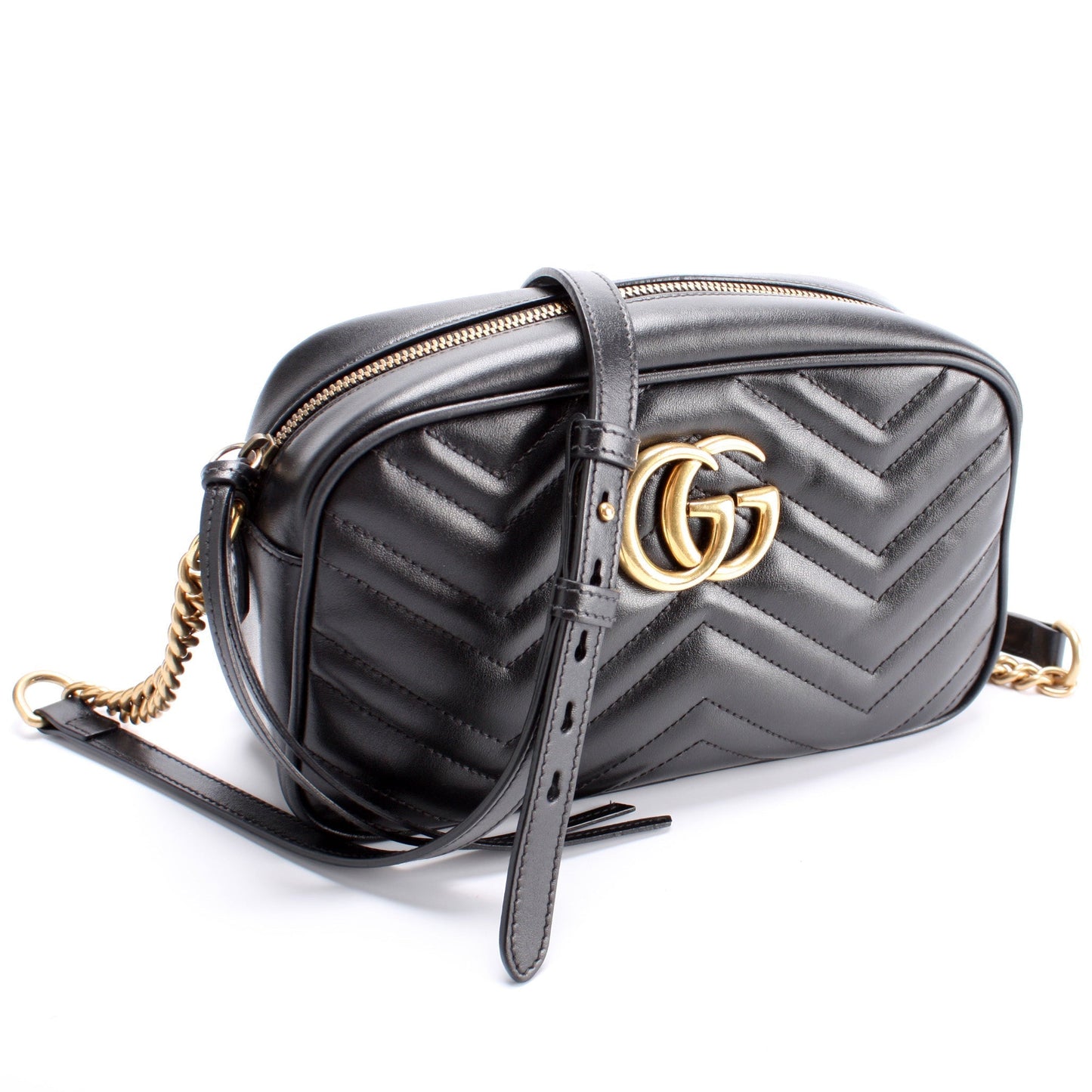 Gucci 447632 Marmont Small Leather Camera Bag