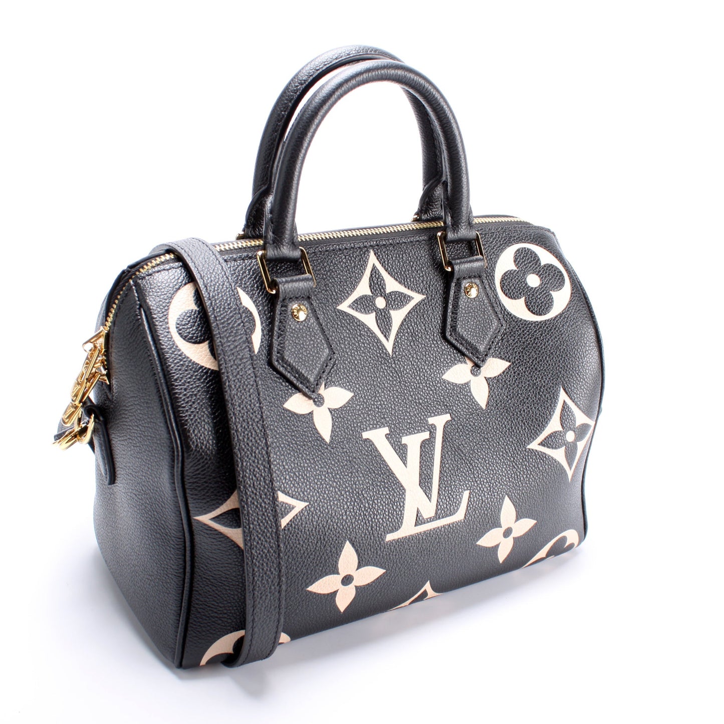 Louis Vuitton Speedy 25 Bandouliere Bicolor Empreinte