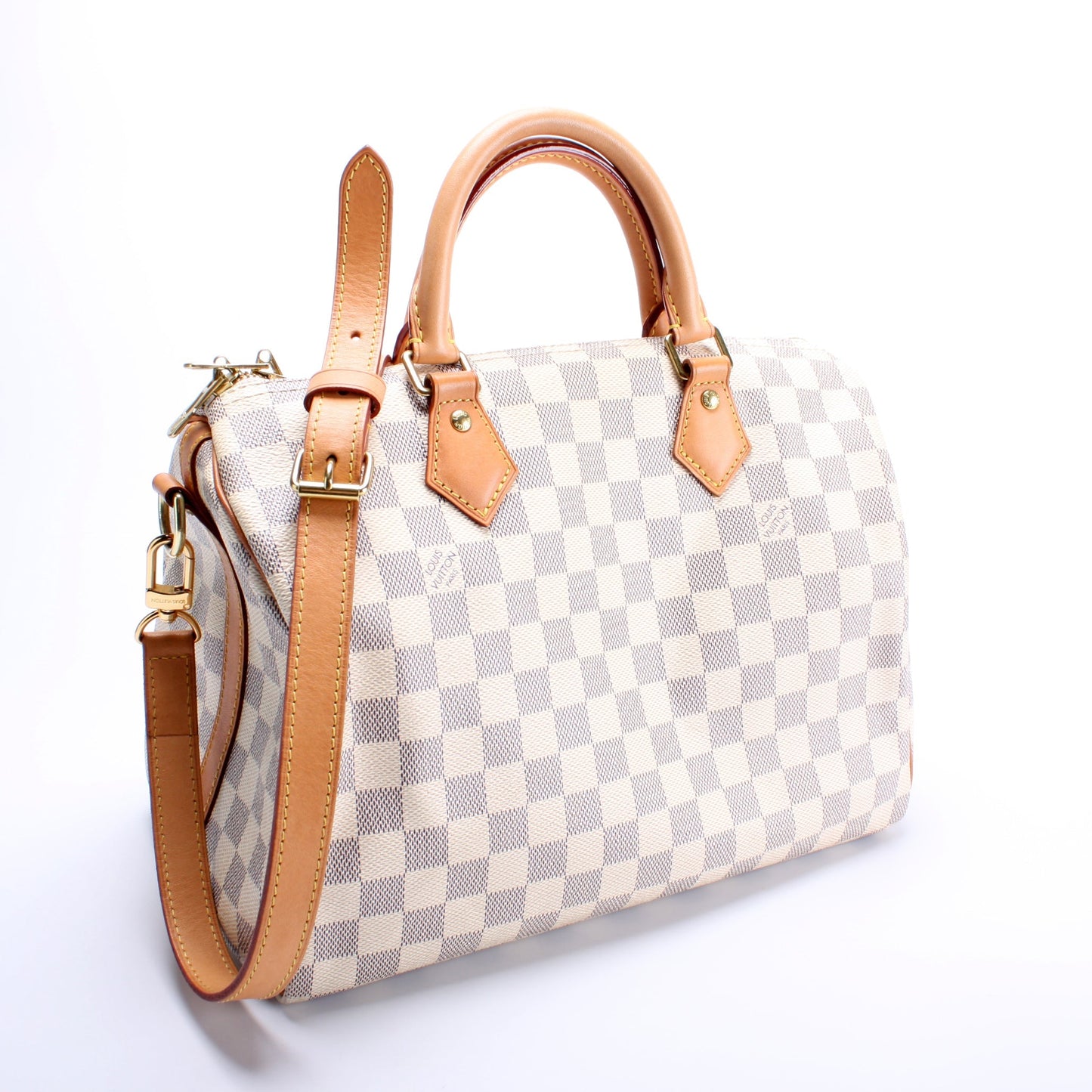 Louis Vuitton Speedy 30 w/Strap Damier Azur