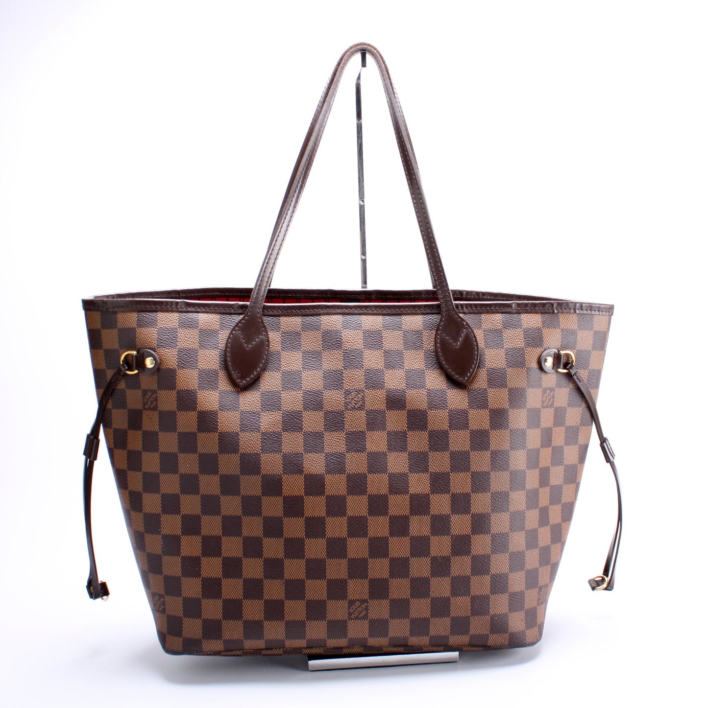Louis Vuitton Neverfull W/Wallet MM Damier Ebene