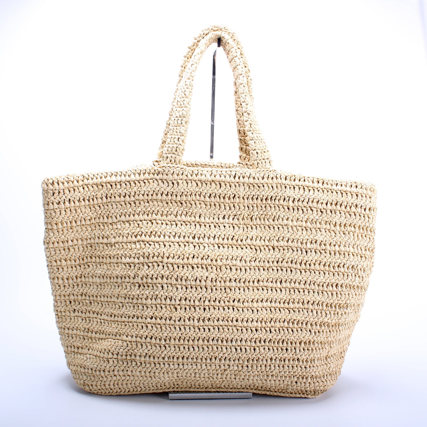 Saint Laurent Rive Gauche Supple Tote Raffia Bag