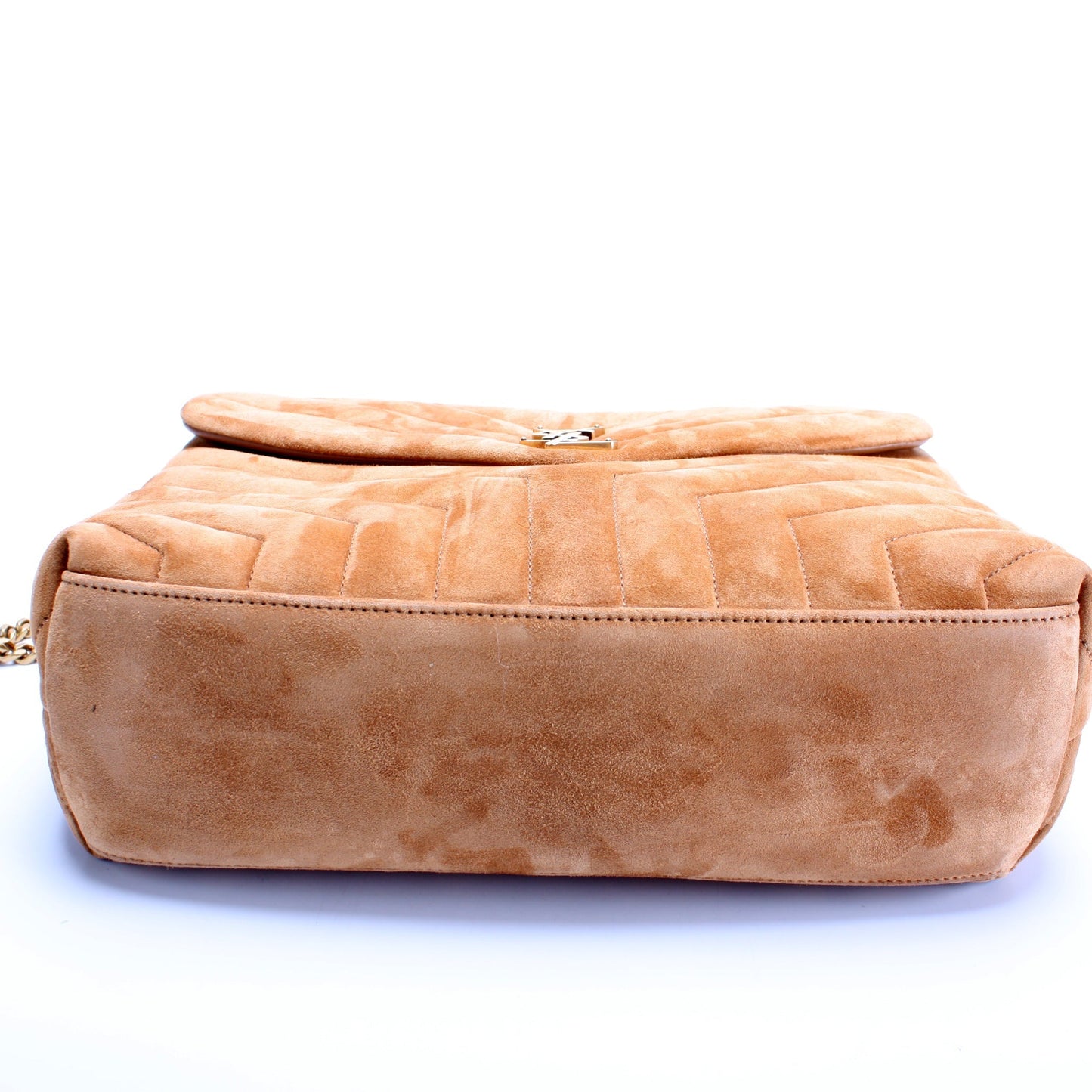 Saint Laurent Loulou Medium Quilted Suede Bag