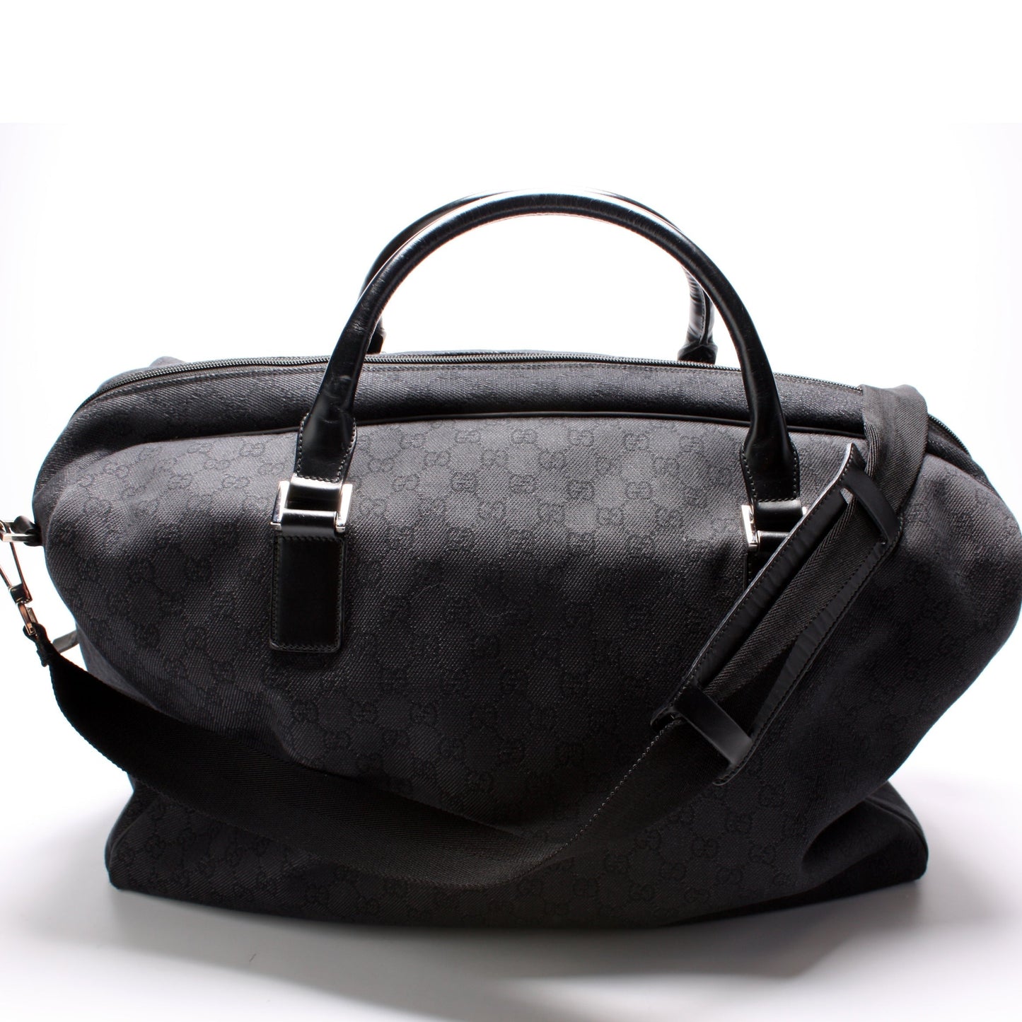 Gucci 190629 GG Canvas Large Duffle Bag