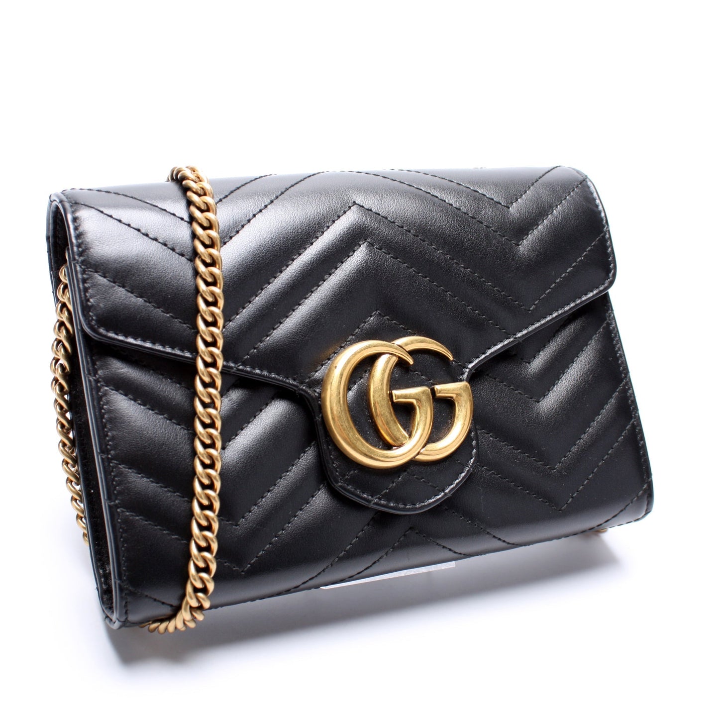 Gucci 474575 Marmont Chain Wallet Bag