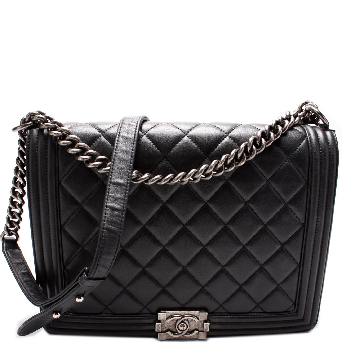 Chanel Boy Flap Large Lambskin 19M Bag