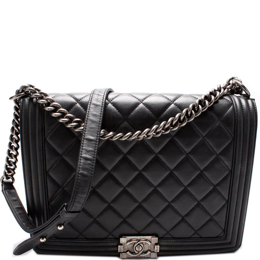 Chanel Boy Flap Large Lambskin 19M Bag